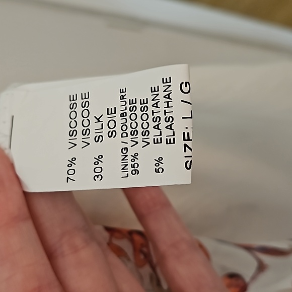 Silk blend Bellaumbra dress size Large - Picture 8 of 8